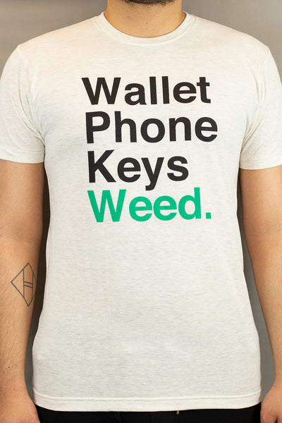 Lightly Toasted T-Shirt - Wallet Phone Keys (Mens)